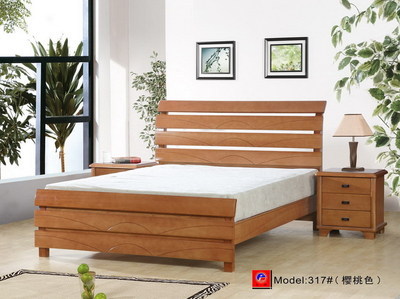 【龍翔品牌實(shí)木床 前鋒DT8317 現(xiàn)代簡約橡膠木雙人床 批發(fā) 出廠價(jià)】價(jià)格,廠家,圖片,床類,合肥新站區(qū)好伙伴家具經(jīng)營部-